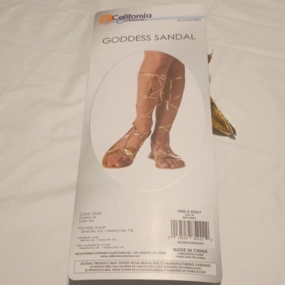 California Costumes Goddess Sandal
